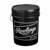 RAWLINGS SPORTING GOODS Raw Padded Ball Bucket - Black -Bisoninc Shop RBBBUCK6G6PKSO rawl ass1