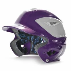 All-Star Sporting Goods All-Star System 7 Gloss Two Tone Batters Helmet -Bisoninc Shop bh3000tt pu