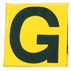 ATHLETIC SPECIALTIES INC WEIGHTED SIDELINE MARKERS (YELLOW / BLACK)