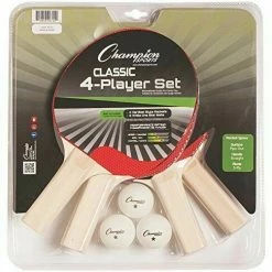 Champion Sports CHAMPION TABLE TENNIS (4 PLAYER SET)
